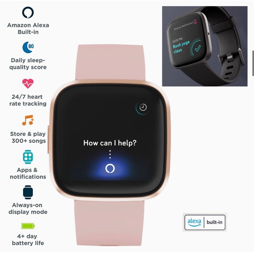 Fitbit Versa 2 Health and Fitness Smart Watch